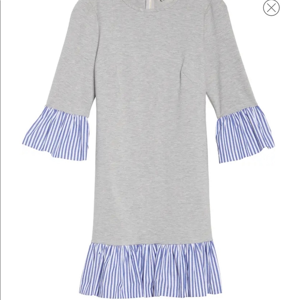 Eliza J Flounce Hem Sweatshirt Dress - Picture 6 of 11